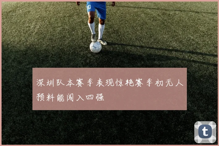 深圳队本赛季表现惊艳赛季初无人预料能闯入四强